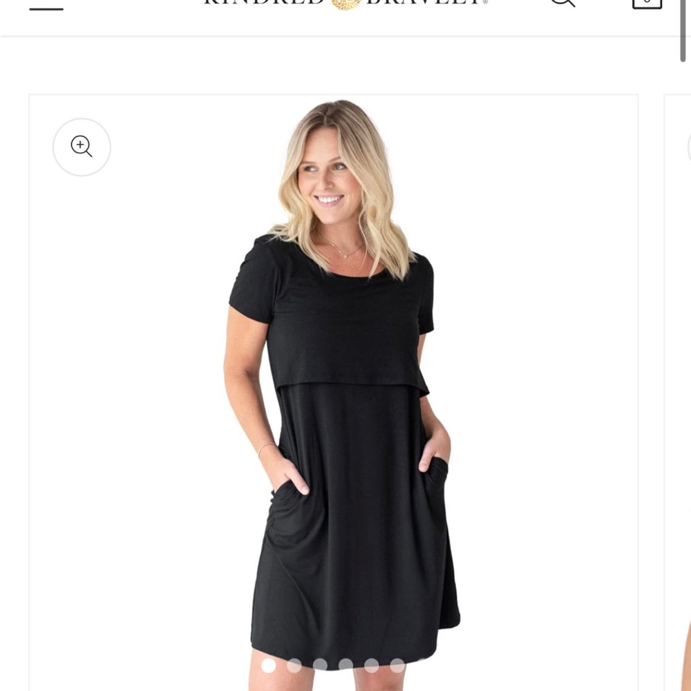 Eleanora Bamboo Maternity & Nursing Lounge Dress